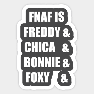 FNAF is Sticker